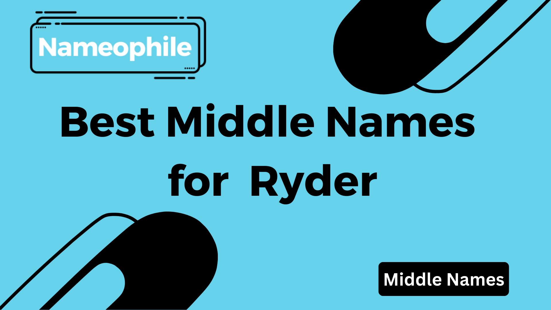Best Middle Names for Ryder